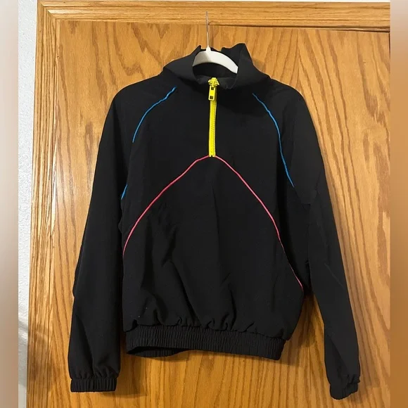 Terez Vision Quarter Zip Windbreaker - Size S (Oversized) - Picture 2 of 10